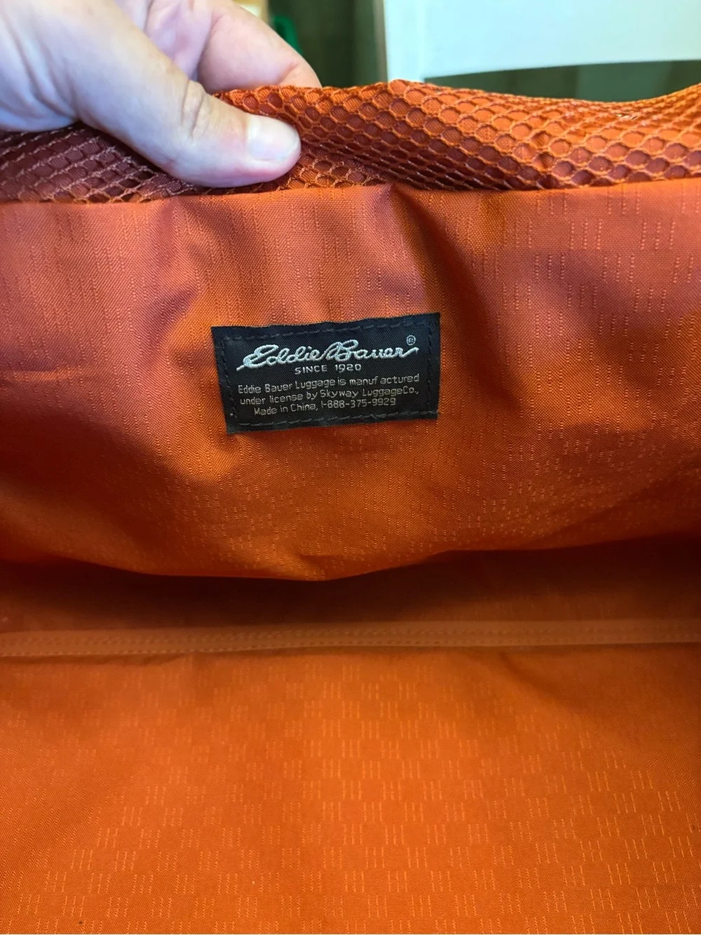 Eddie Bauer Navy Blue Duffle Bag Gym Travel Carry-On Shoulder Strap
